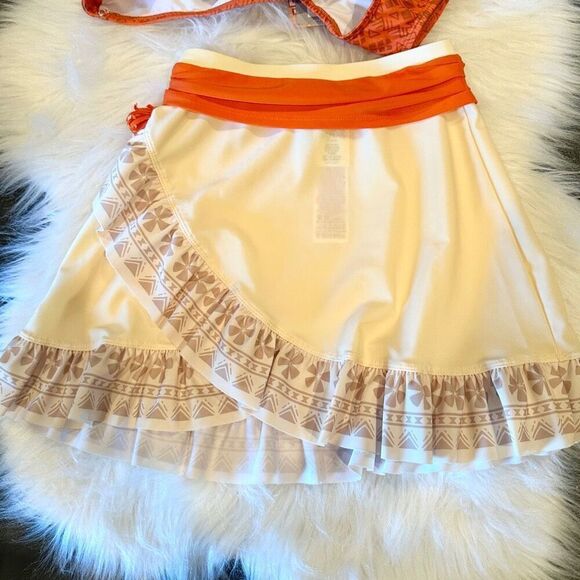 Moana 3 PC Deluxe Swimsuit Girl Size 5/6 Disney Store NWT 2022 Style - Picture 5 of 9